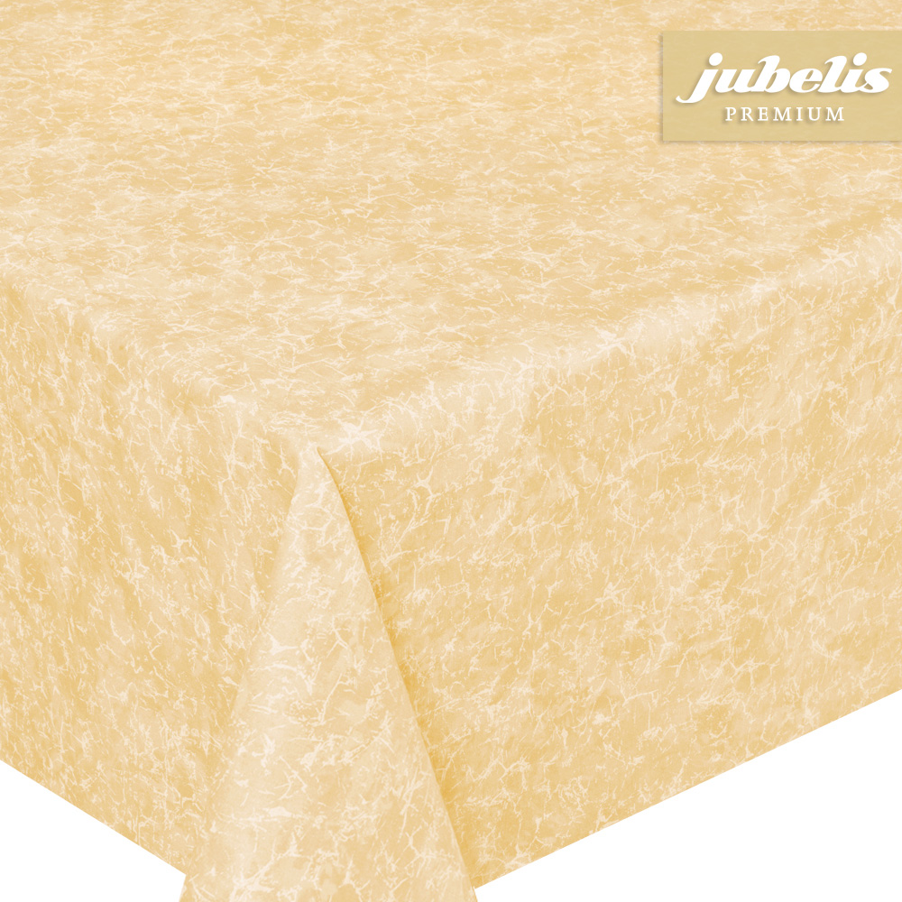 jubelis® | Beschichtete Baumwolle abwaschbar Mara beige III