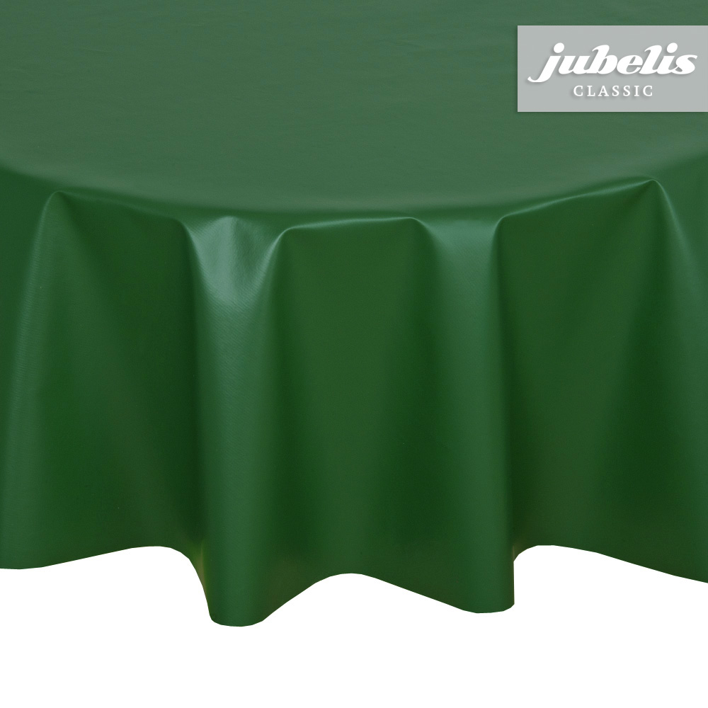 jubelis® | Wachstuch einfarbig Uni dunkelgrün